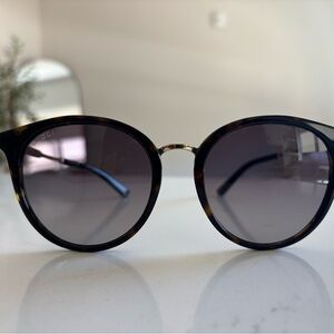 Gucci Round Tortoiseshell Sunglasses